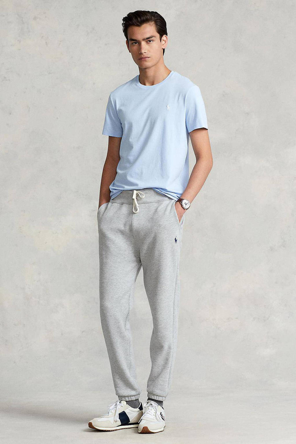 POLO Ralph Lauren slim fit T-shirt met logo elite blue