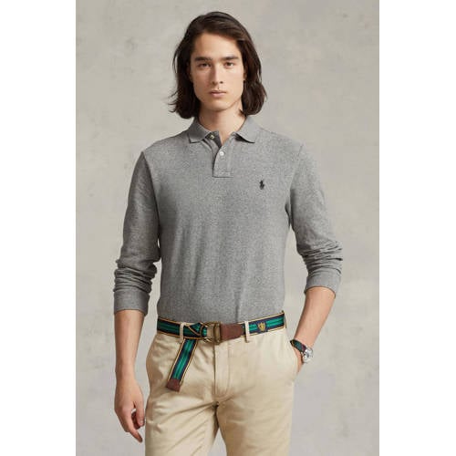 POLO Ralph Lauren custom slim fit polo canterbury heather afbeelding