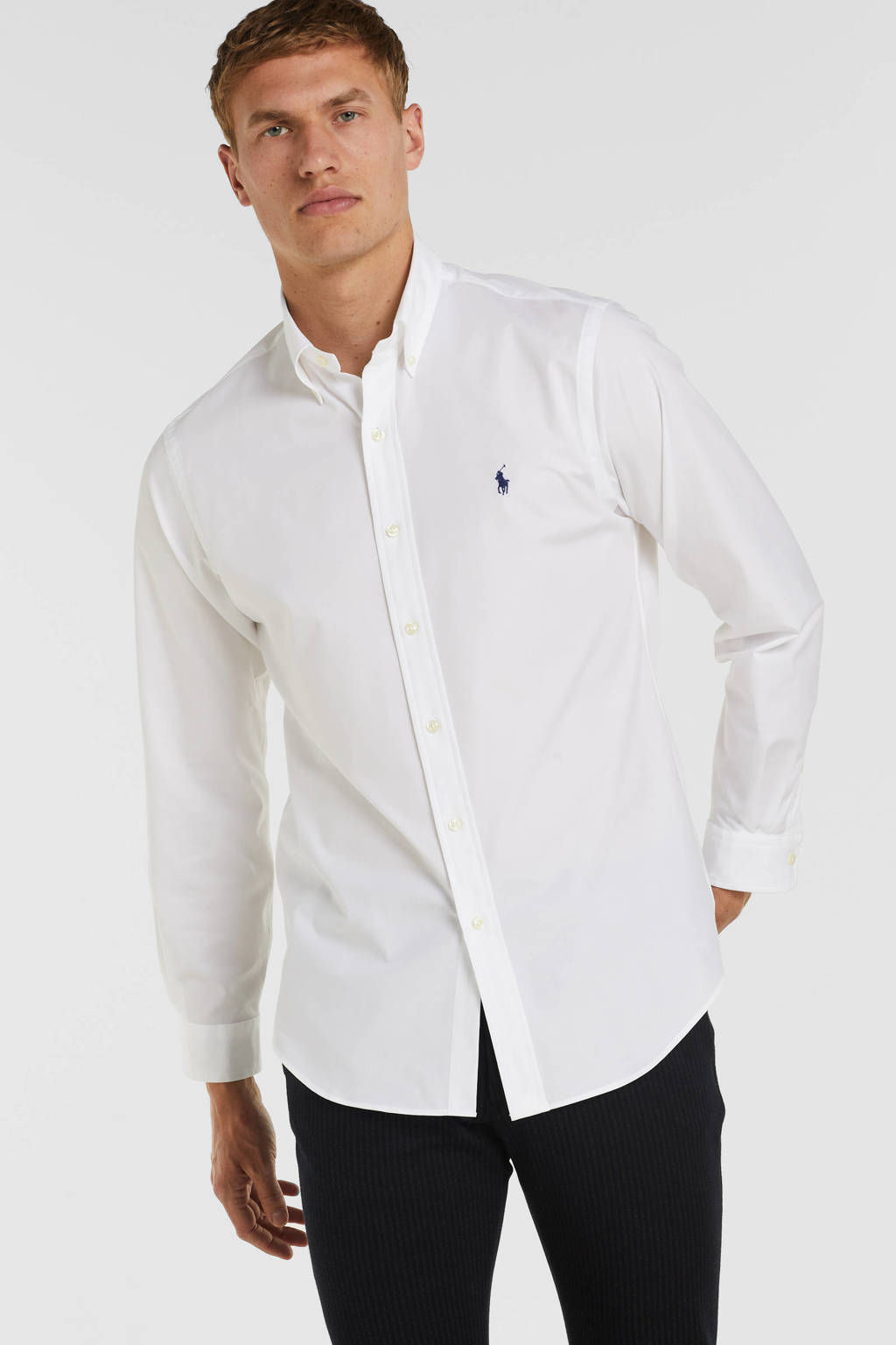 kam Schijnen Gastvrijheid POLO Ralph Lauren regular fit overhemd white | wehkamp