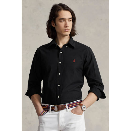 POLO Ralph Lauren custom fit overhemd black afbeelding