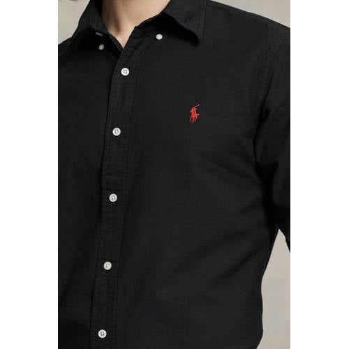 POLO Ralph Lauren custom fit overhemd black