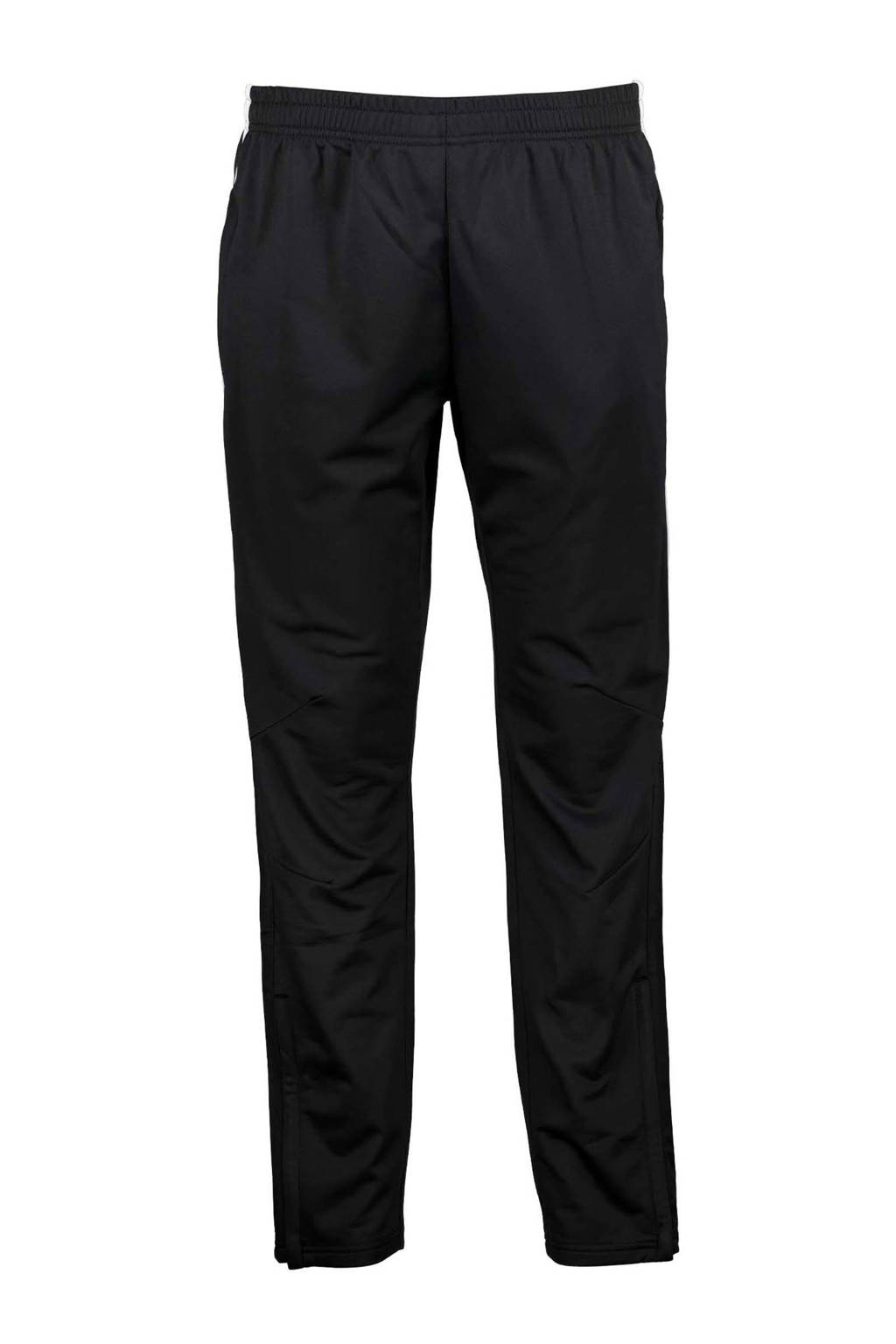 Zwart en witte heren Scapino Dutchy trainingsbroek van polyester met regular fit en elastische tailleband met koord