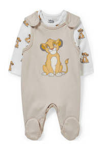Disney Baby @ C&A Lion King boxpak + romper beige/wit/geel