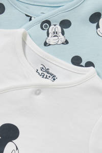Disney @ C&A Mickey Mouse boxpak - set van 2 wit/lichtblauw