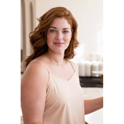 Base Level Curvy onderjurk Yanira met verstelbare bandjes beige afbeelding