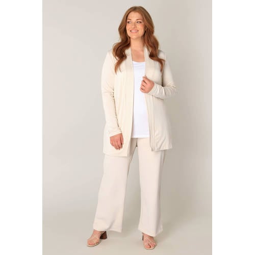 Base Level Curvy vest Ayla light beige afbeelding