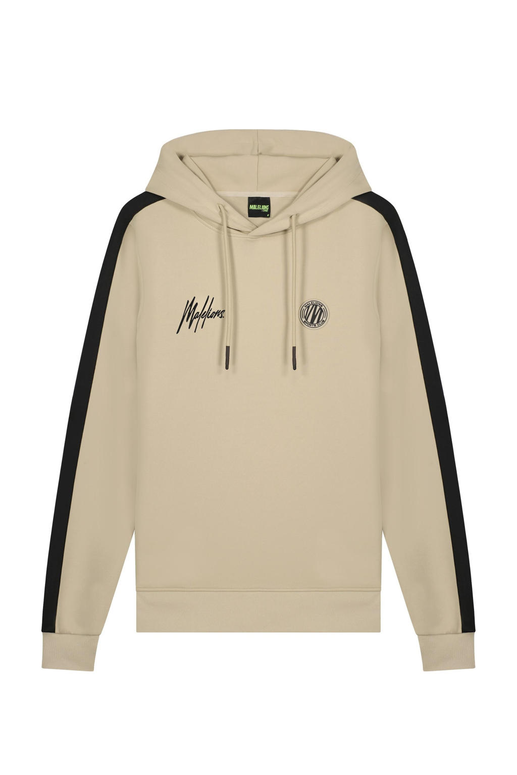 Malelions hoodie beige/zwart