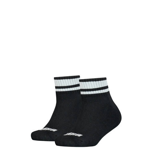 Puma sokken met streep - set van 2 zwart