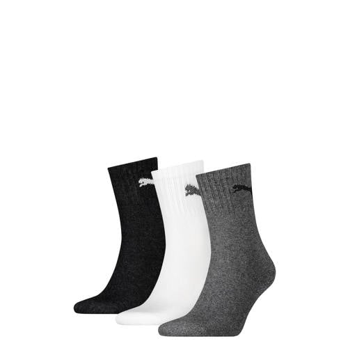 Puma sokken met logo - set van 3 multi