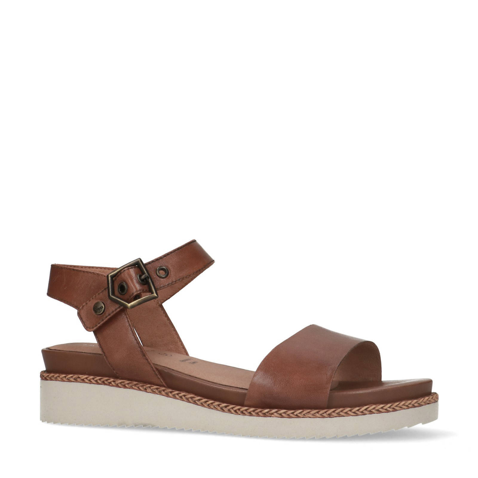 No Stress leren sandalen cognac | wehkamp