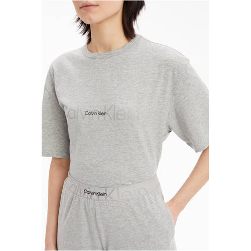 Calvin Klein pyjama met logo grijs