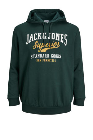 hoodie JJELOGO Plus Size met logo pine grove