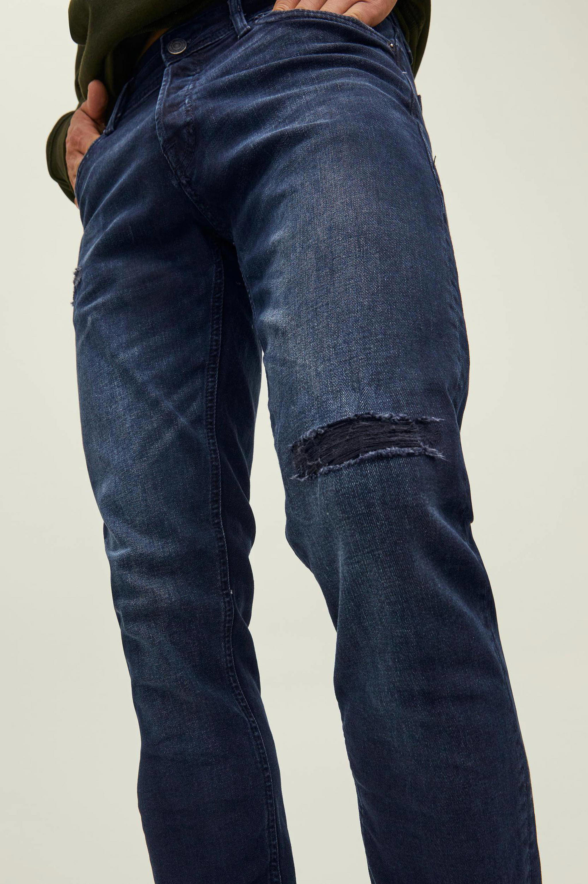 JACK & JONES JEANS INTELLIGENCE slim fit jeans JJIGLENN JJORIGINAL ra