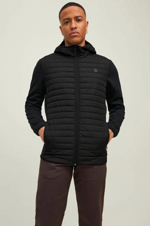 gewatteerde jas JJEMULTI black