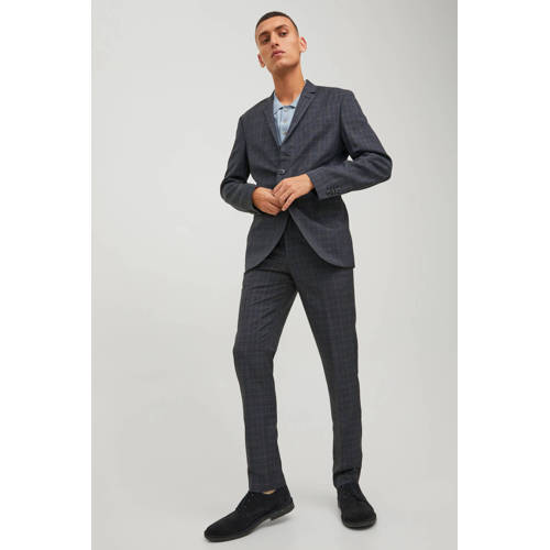 JACK & JONES PREMIUM geruit kostuum navy blazer