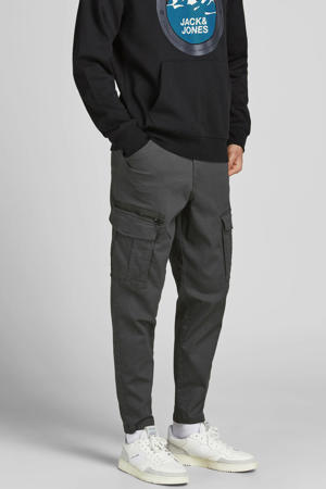 tapered fit broek JJIACE JJDEX asphalt