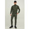 JACK & JONES PANTS STUDIO slim fit joggingbroek JJIWILL JJAIR forest night melange