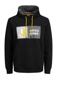 JACK & JONES CORE hoodie JCOLOGAN  met logo black