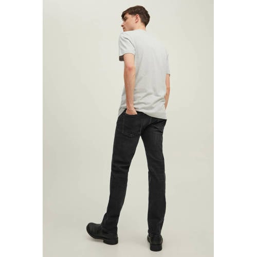 JACK & JONES JEANS INTELLIGENCE tapered fit jeans JJIMIKE JJORIGINAL jos 111 black denim afbeelding