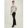 JACK & JONES JEANS INTELLIGENCE JJIMIKE JJORIGINAL tapered fit jeans black denim