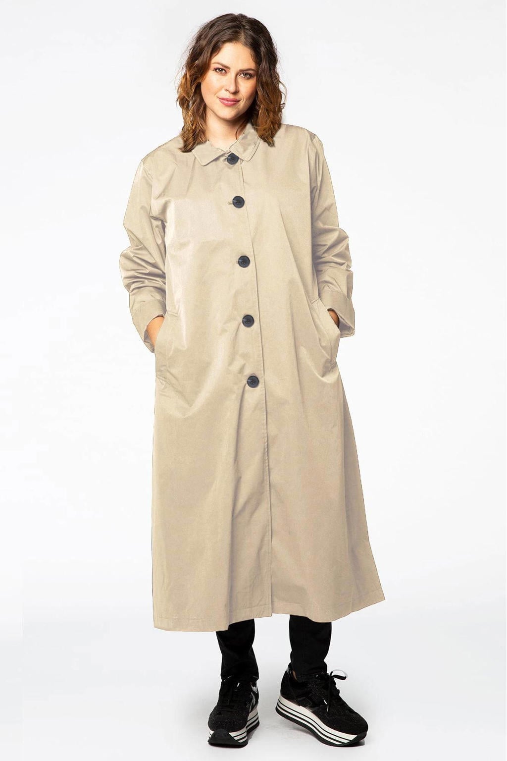 YOEK regenjas DENA beige