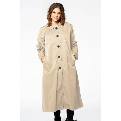 YOEK regenjas DENA beige afbeelding