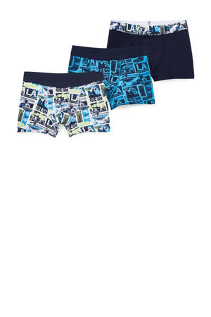   boxershort - set van 3 blauw/geel/wit
