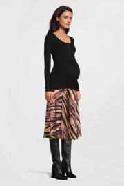 thumbnail: PIECES Maternity zwangerschapslongsleeve van katoen zwart