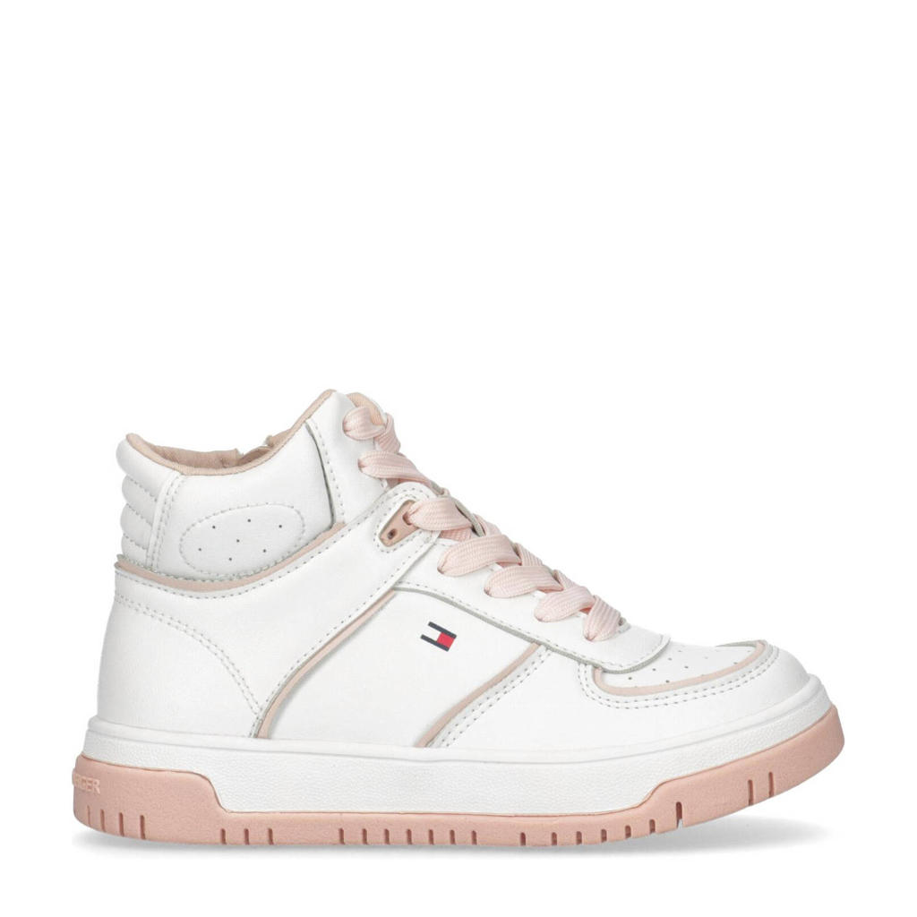 Tommy Hilfiger   hoge sneakers wit/roze