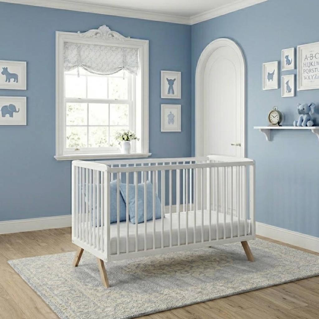 Cabino Born Lucky Baby Bed Teresa Wit 60 x 120 cm