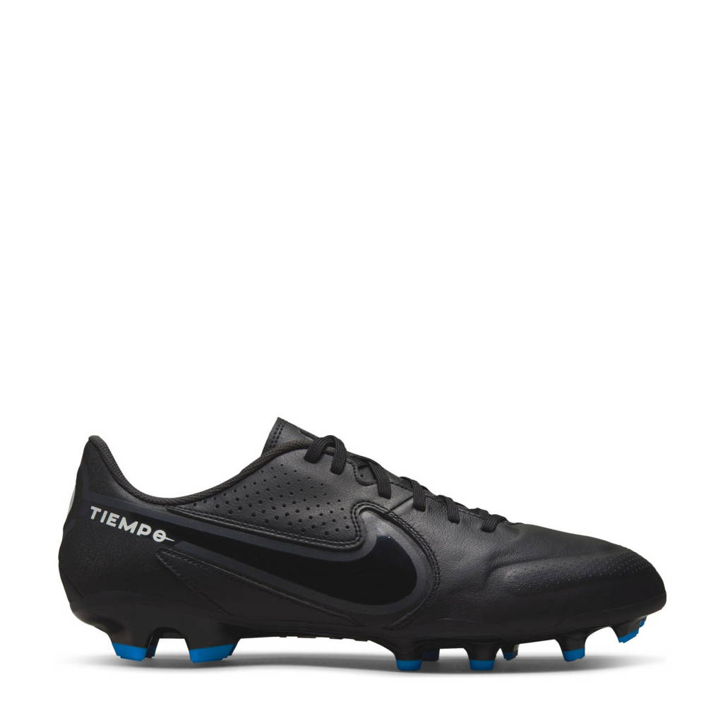 Nike Tiempo Legend 9 Academy MG Sr. voetbalschoenen zwart/grijs/blauw