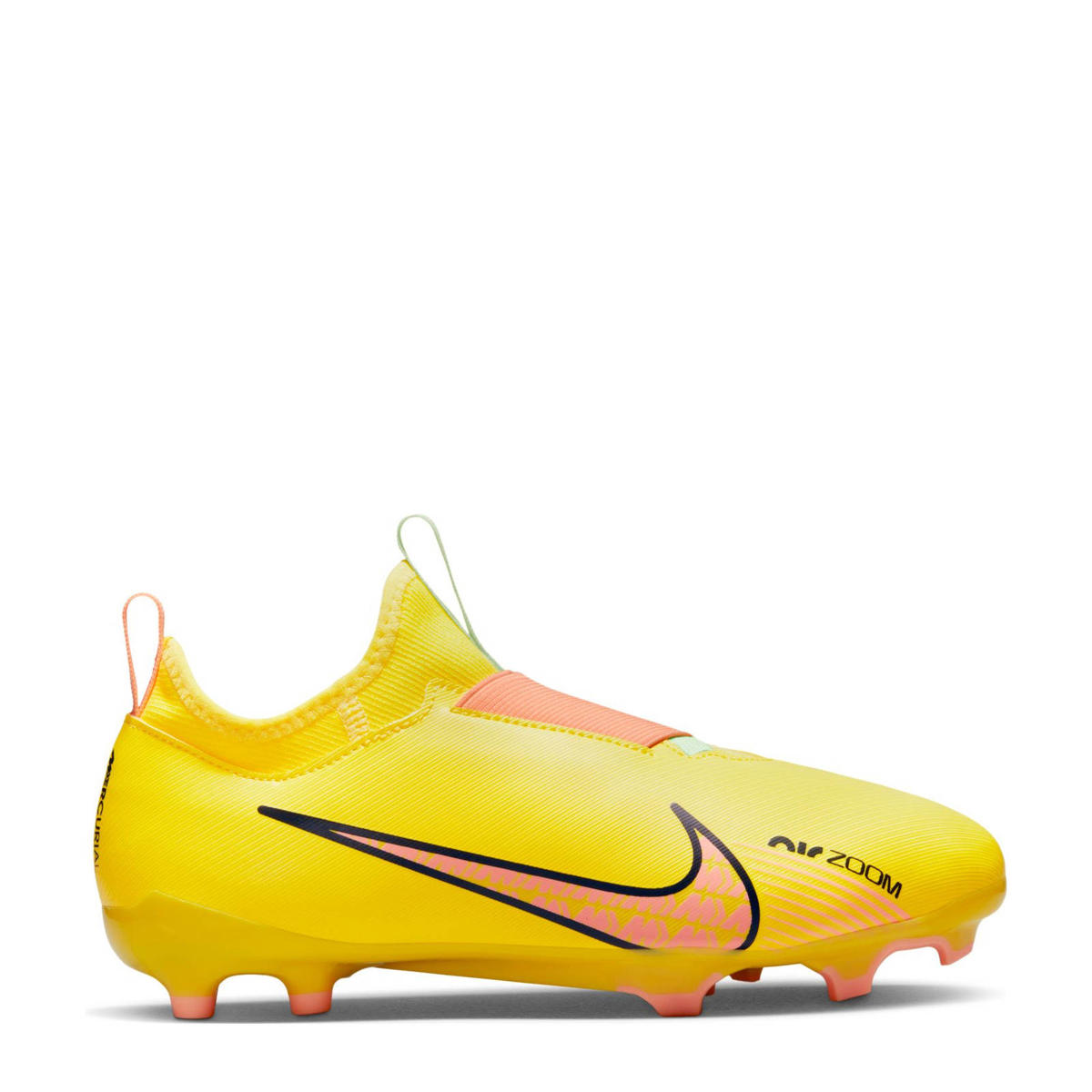 Voorverkoop Verrijking Duidelijk maken Nike Zoom Mercurial Vapor 15 Academy FG/MG Jr. voetbalschoenen geel/oranje/zwart  | wehkamp