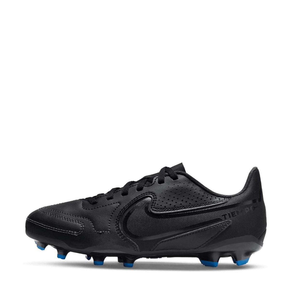 Nike Tiempo Legend Club MG voetbalschoenen zwart/wit/blauw | wehkamp