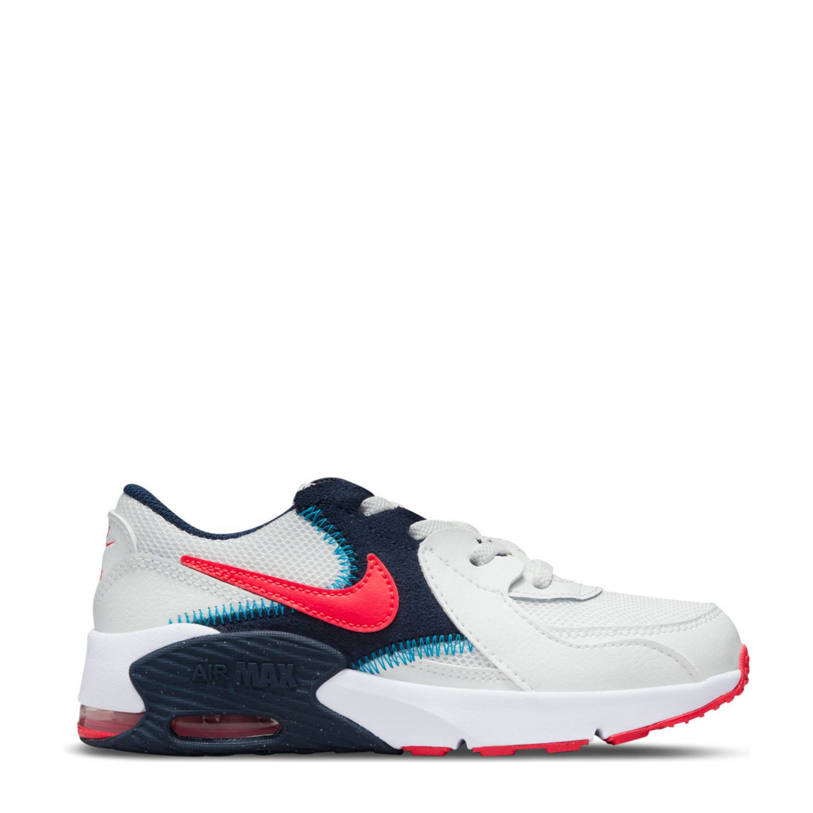 Nike Air Max Excee sneakers wit/rood/donkerblauw | wehkamp