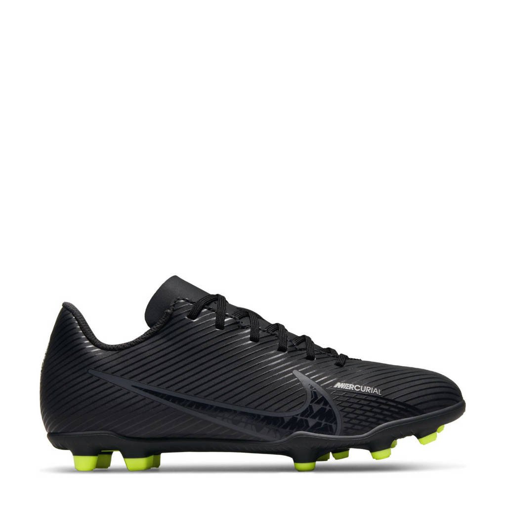 Nike Mercurial Vapor 15 club FG/MG Jr. voetbalschoenen zwart/grijs/geel
