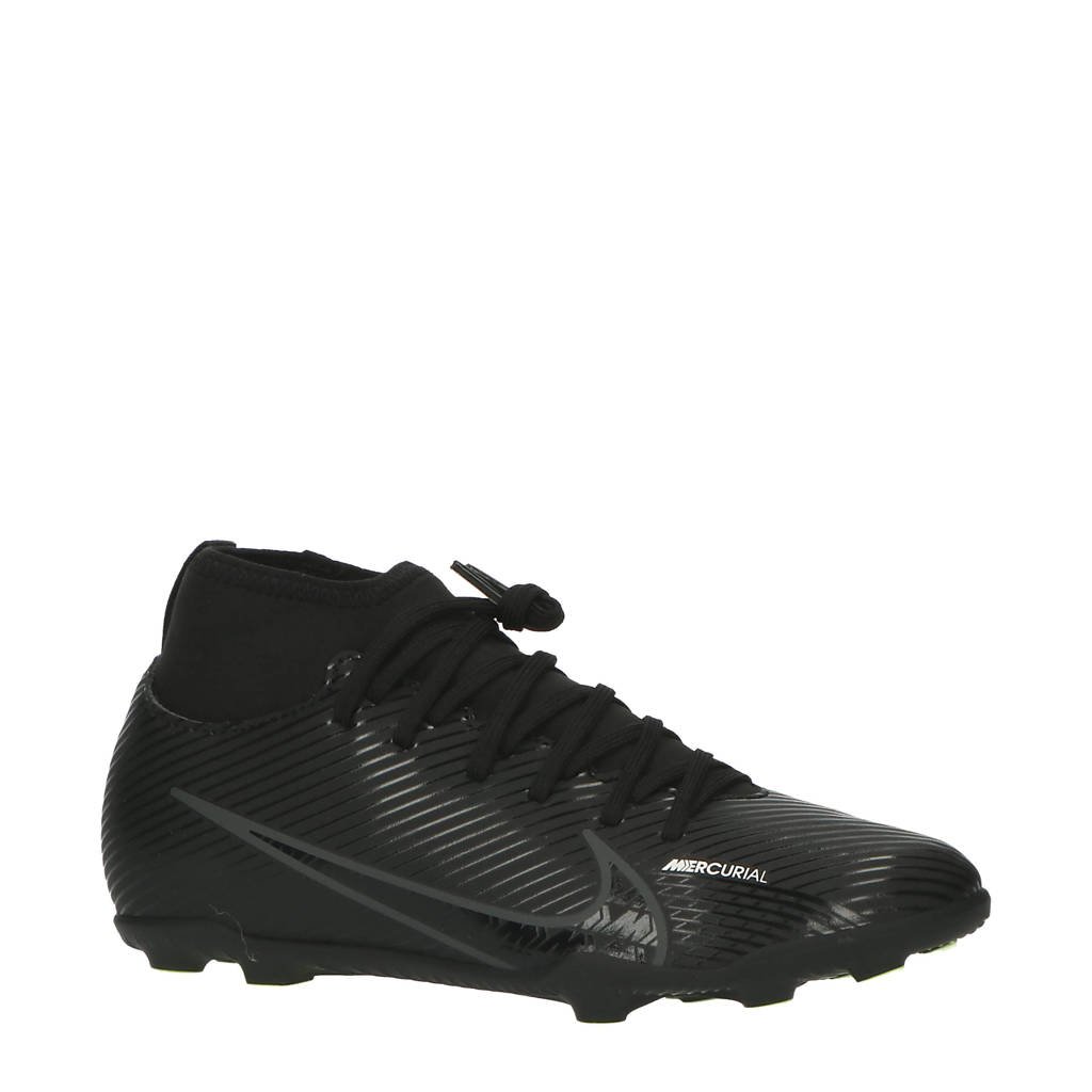 Nike Superfly 9 Club fg/mg Jr. voetbalschoenen zwart/grijs/geel