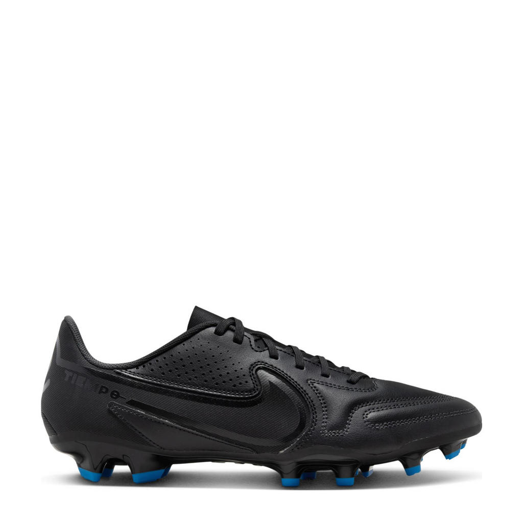 Nike Tiempo Legend 9 Club FG/MG Sr. voetbalschoenen zwart/wit/blauw
