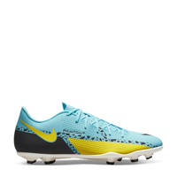 Nike Phantom GT2 Club FG/MG Sr. voetbalschoenen lichtblauw/zwart/geel