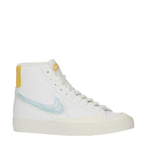 Blazer Mid '77 GS sneakers wit/lichtblauw/geel