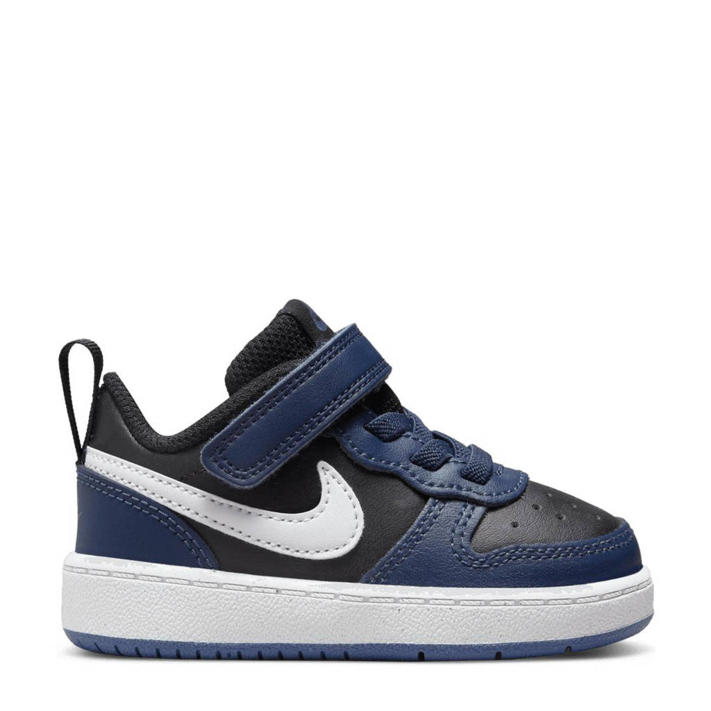 Nike Court Borough Low 2 sneakers donkerblauw/wit/zwart