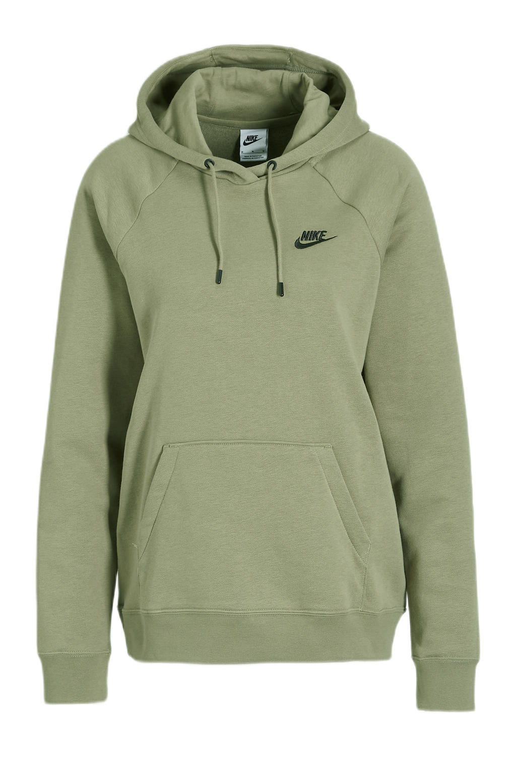 Nike hoodie olijfgroen wehkamp