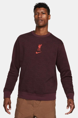 Senior Liverpool FC sportsweater donkerrood