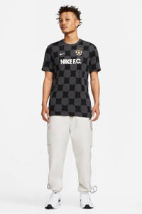 Nike   sport T-shirt antraciet/zwart