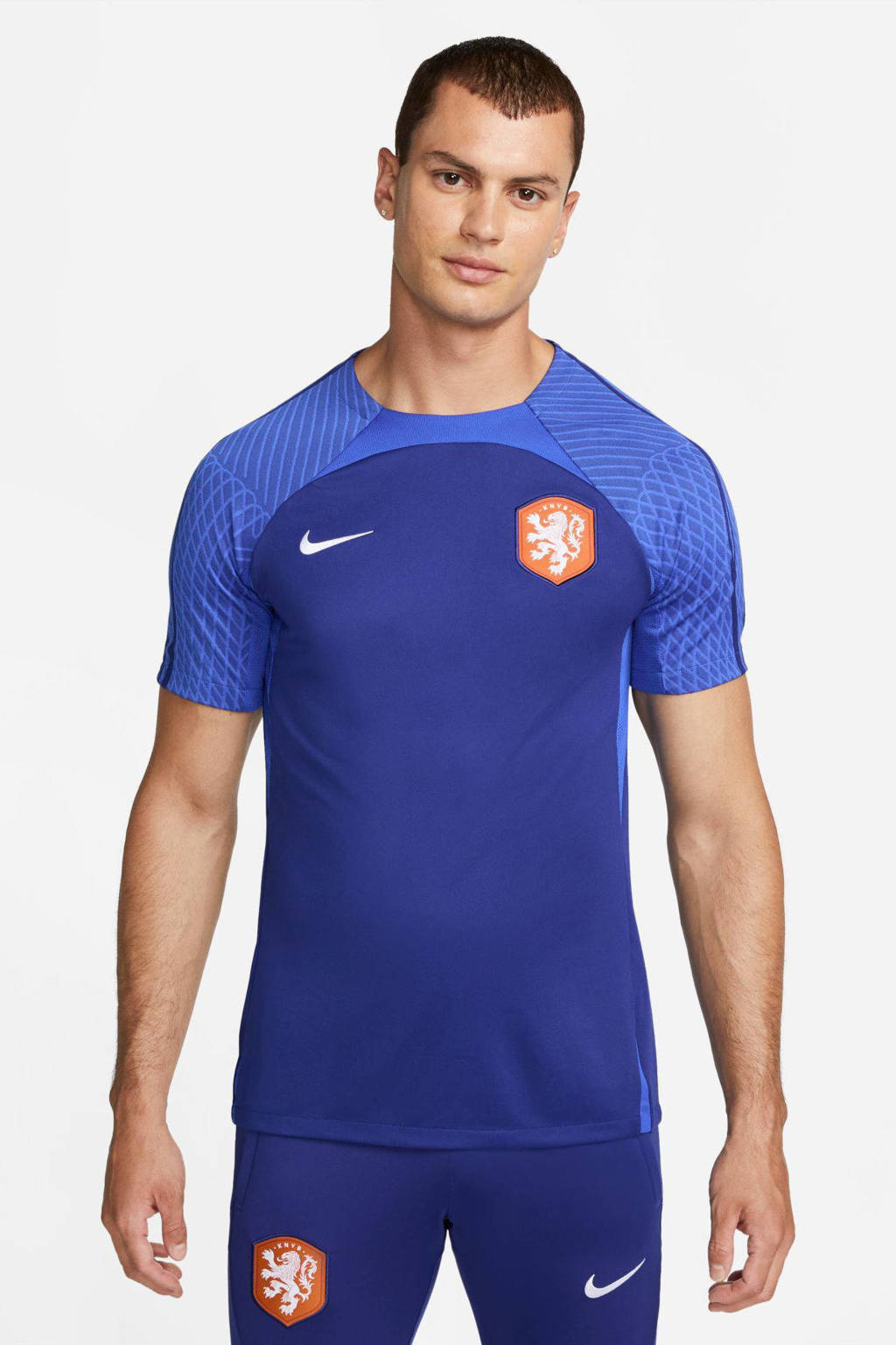 Nike voetbalshirt blauw | wehkamp