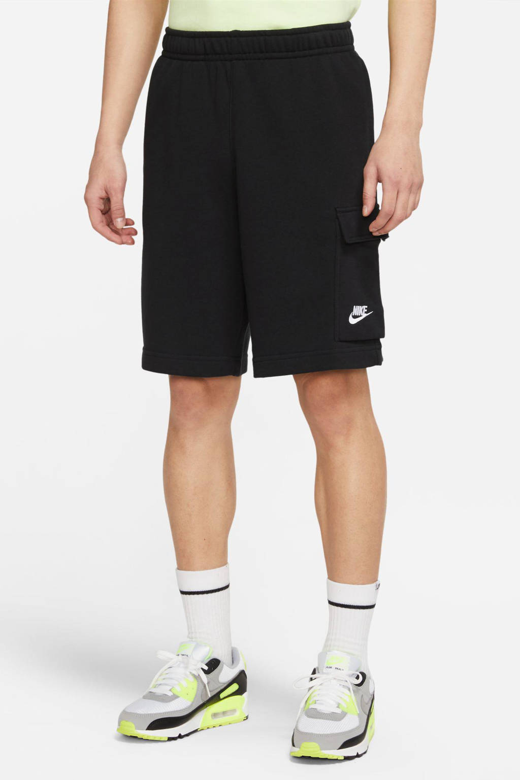 Nike sweatshort zwart