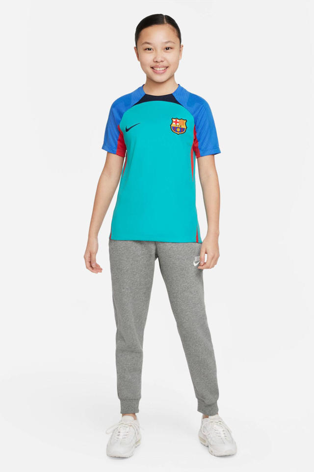 Bemiddelaar Vergelijkbaar Boren Nike Junior FC Barcelona voetbalshirt aqua/blauw | wehkamp