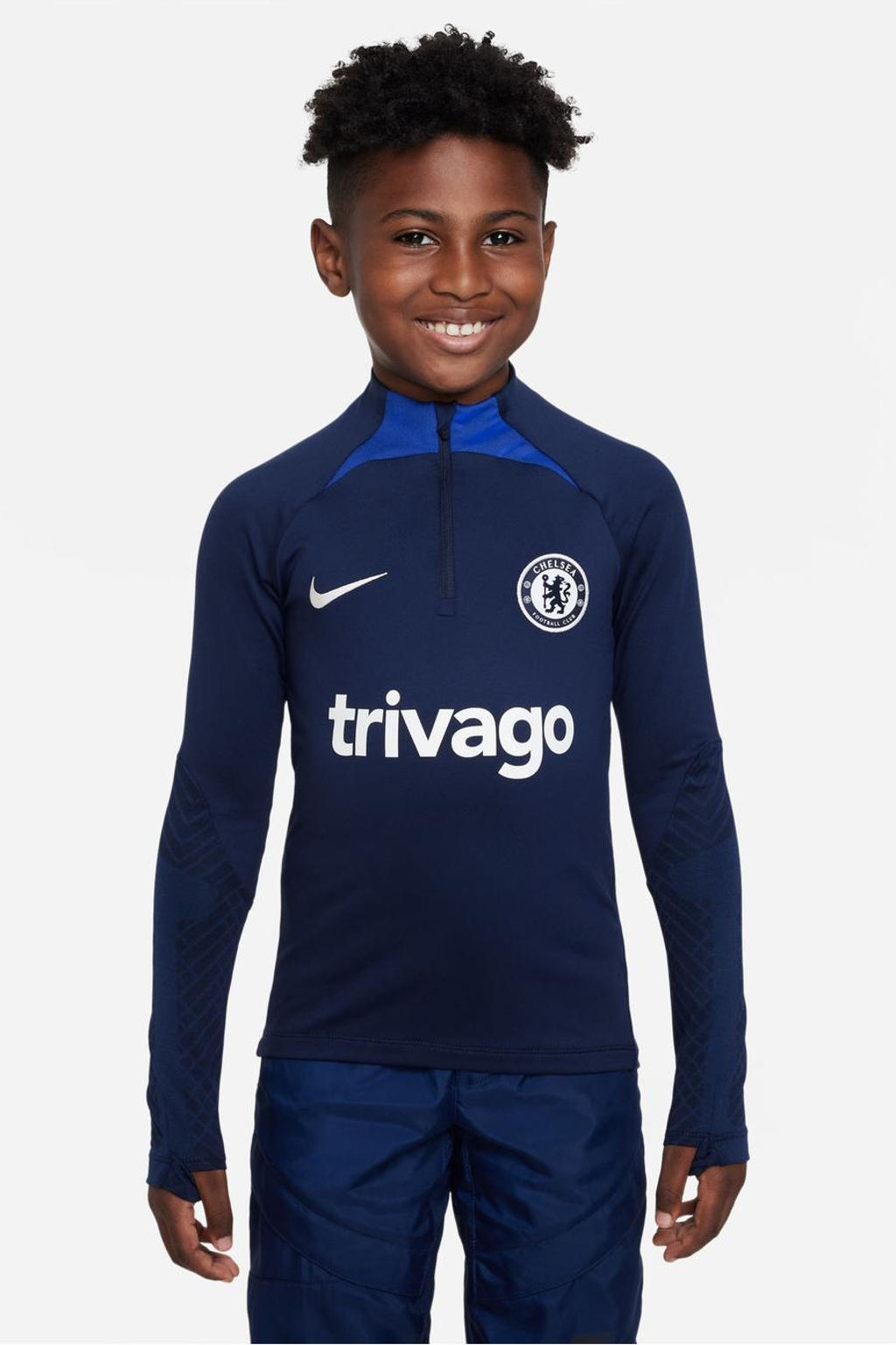 Nike Junior Chelsea  FC voetbalshirt donkerblauw