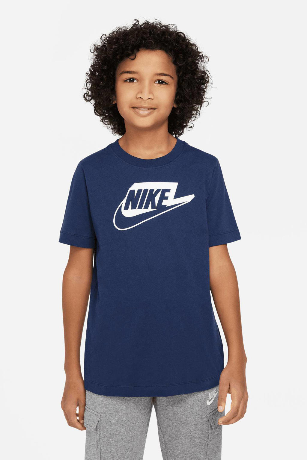 Nike T-shirt donkerblauw