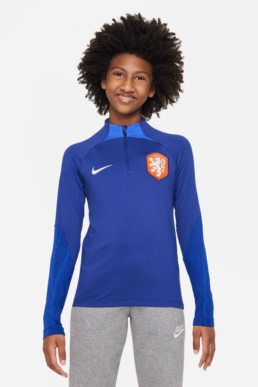 Nike Junior voetbalshirt blauw | wehkamp