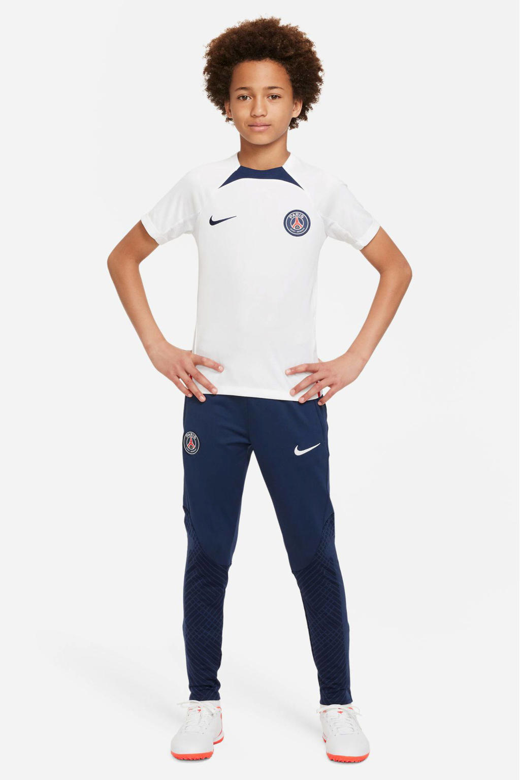 Nike Junior Paris Saint Germain voetbalbroek donkerblauw